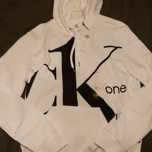 Calvin Klein CK ONE Hoodie black and white NWT